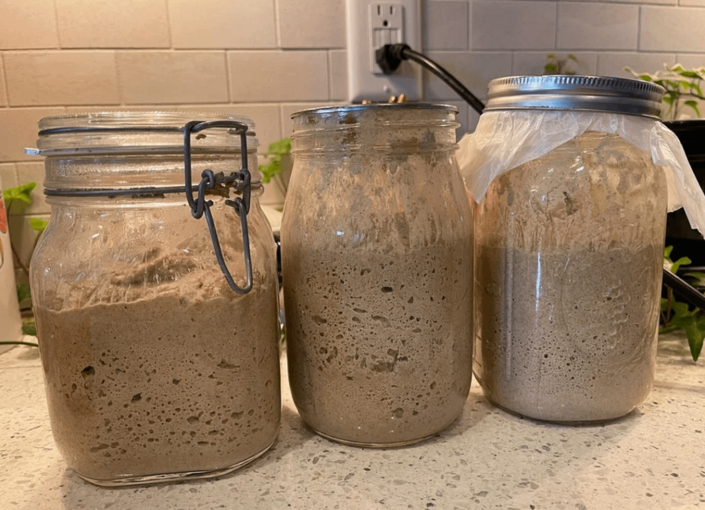 My wife was so excited today. Her best sourdough so far. Giving her some recognition!!!