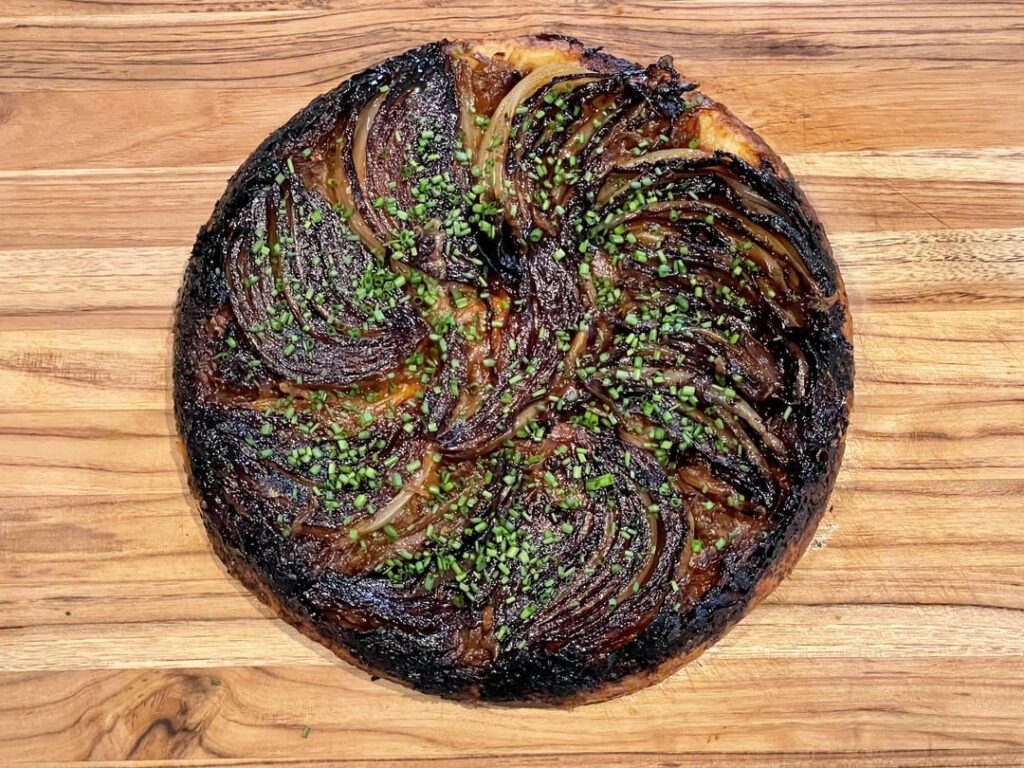 Make the French onion Tarte Tatin