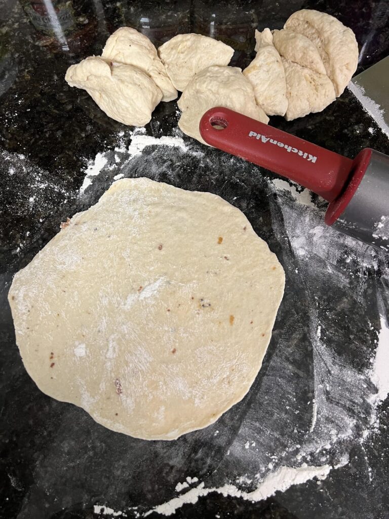 Continuing my streak of new things this week, I made tortillas for the first time today!