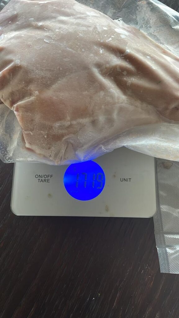 Deer calf leg sous-vide help!