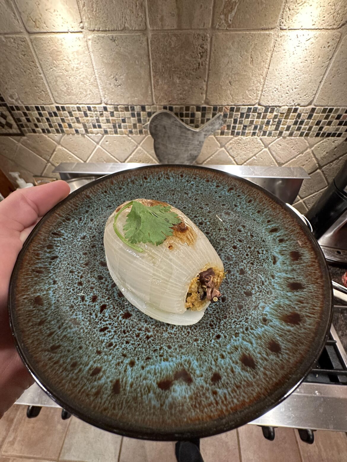 Who else up stuffing their onions?