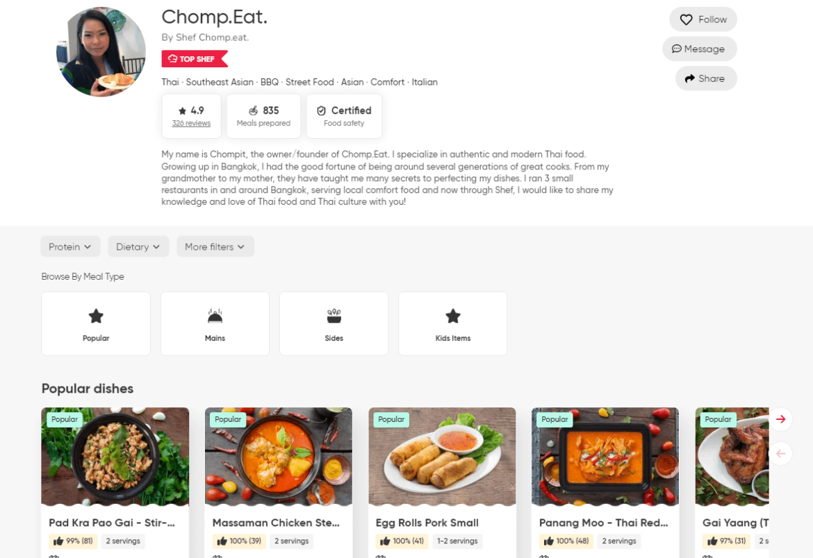 This lady on Shef.com is as good as any delivered Thai I've had (I swear this isn't an ad.  More info in comments)