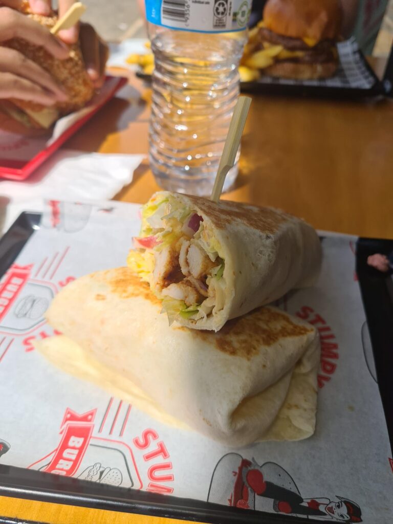 How many calories in this chicken wrap?