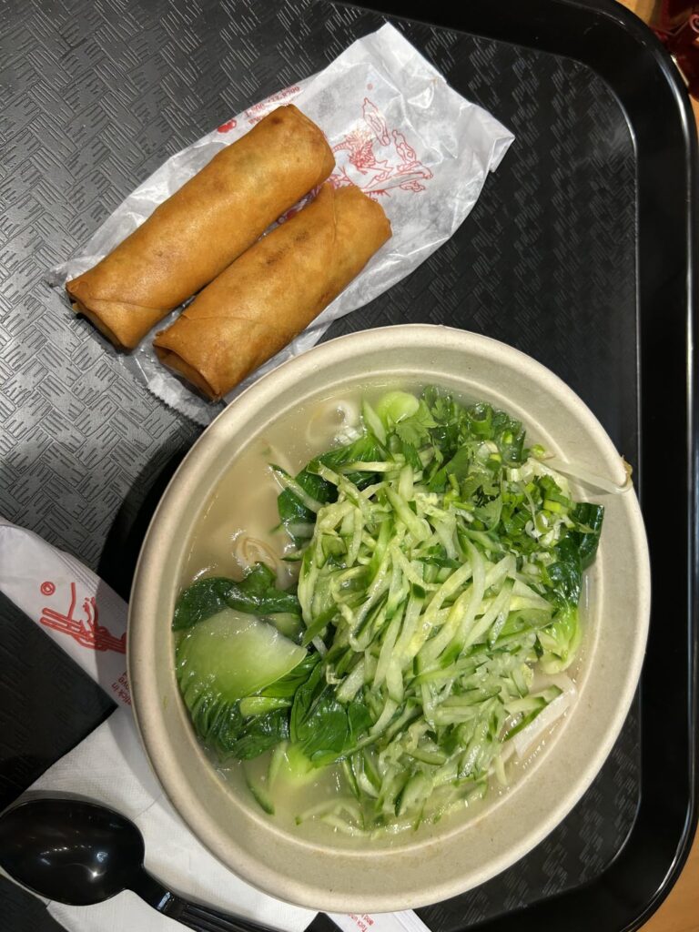 Veggie soup noodles 400 cal??