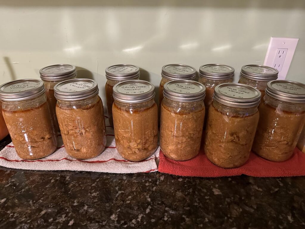 Salsa not-very-verde chicken Salsa not-very-verde chicken