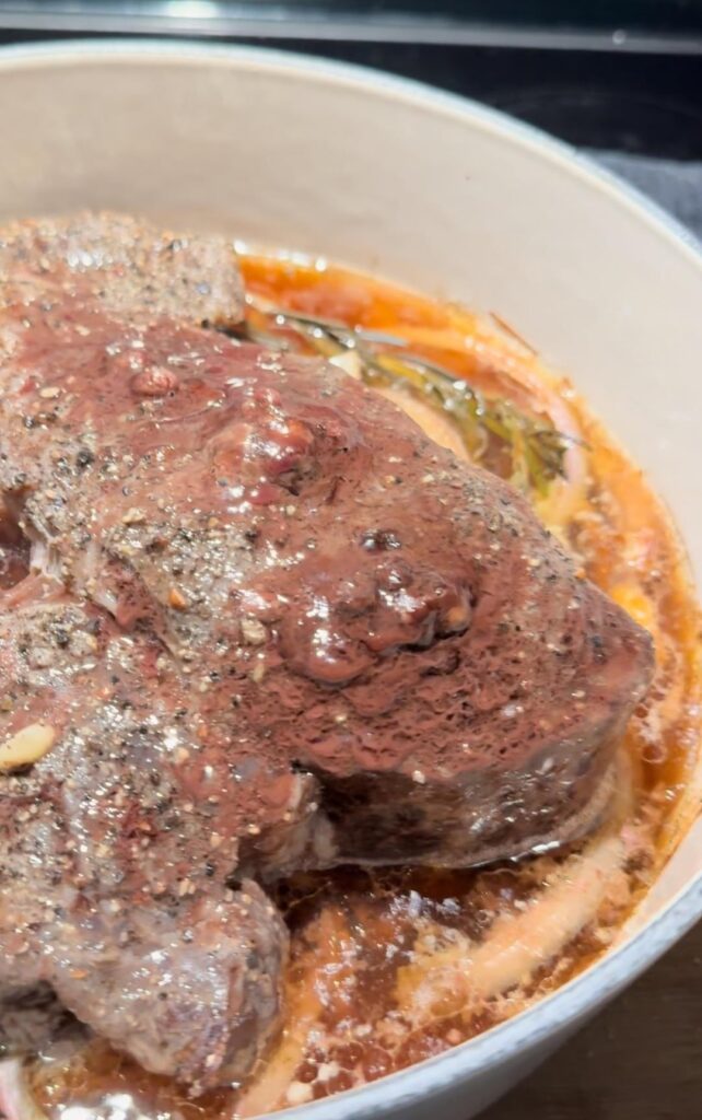 What’s oozing from my chuck roast?