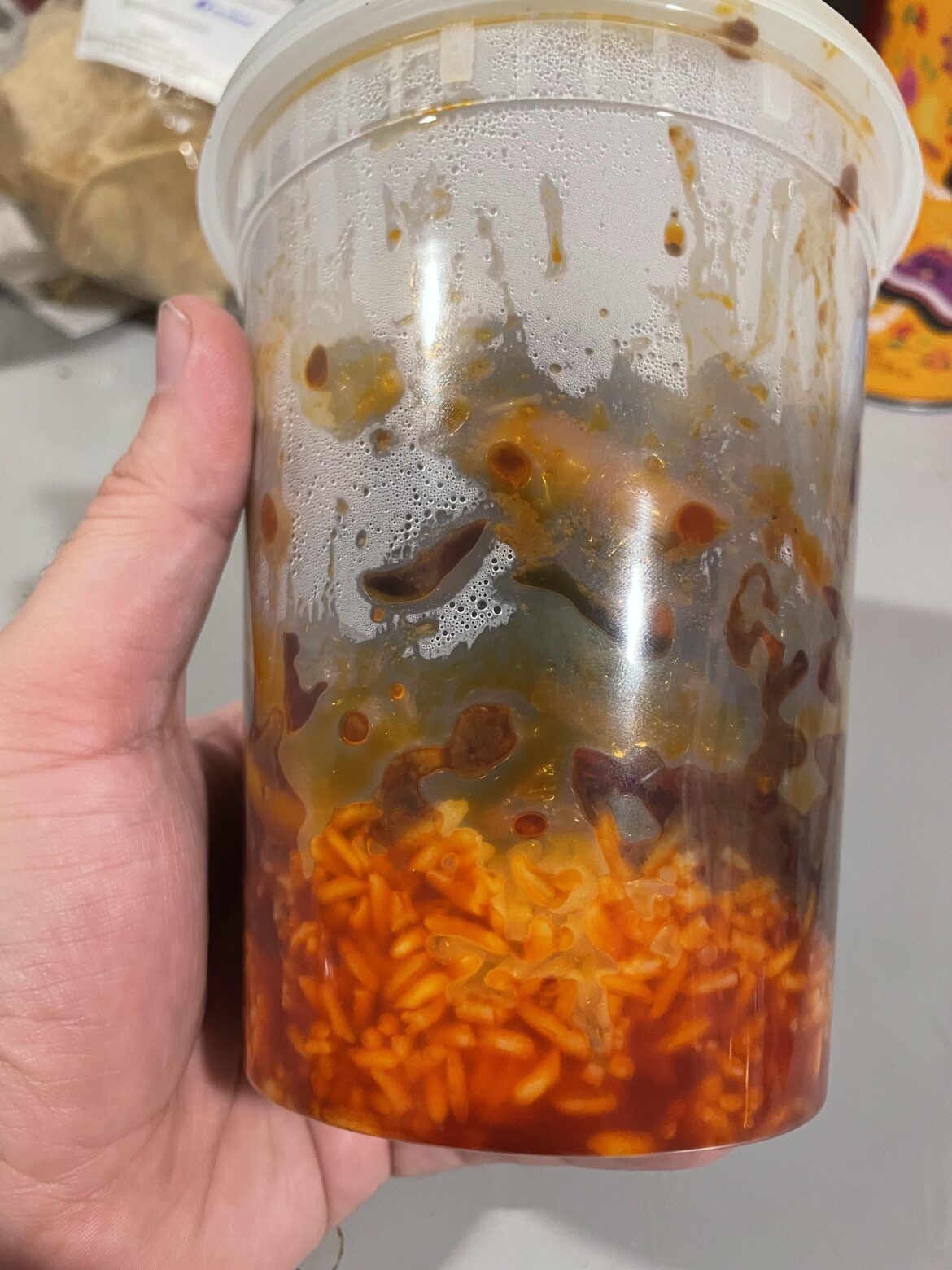 How you know the Szechuan takeout is going to make you hurt.