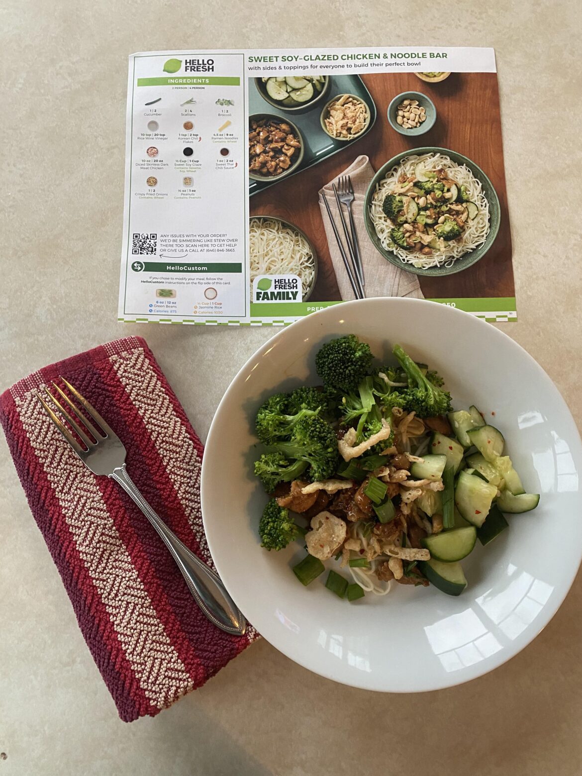 Sweet soy-glazed chicken and noodle bar.