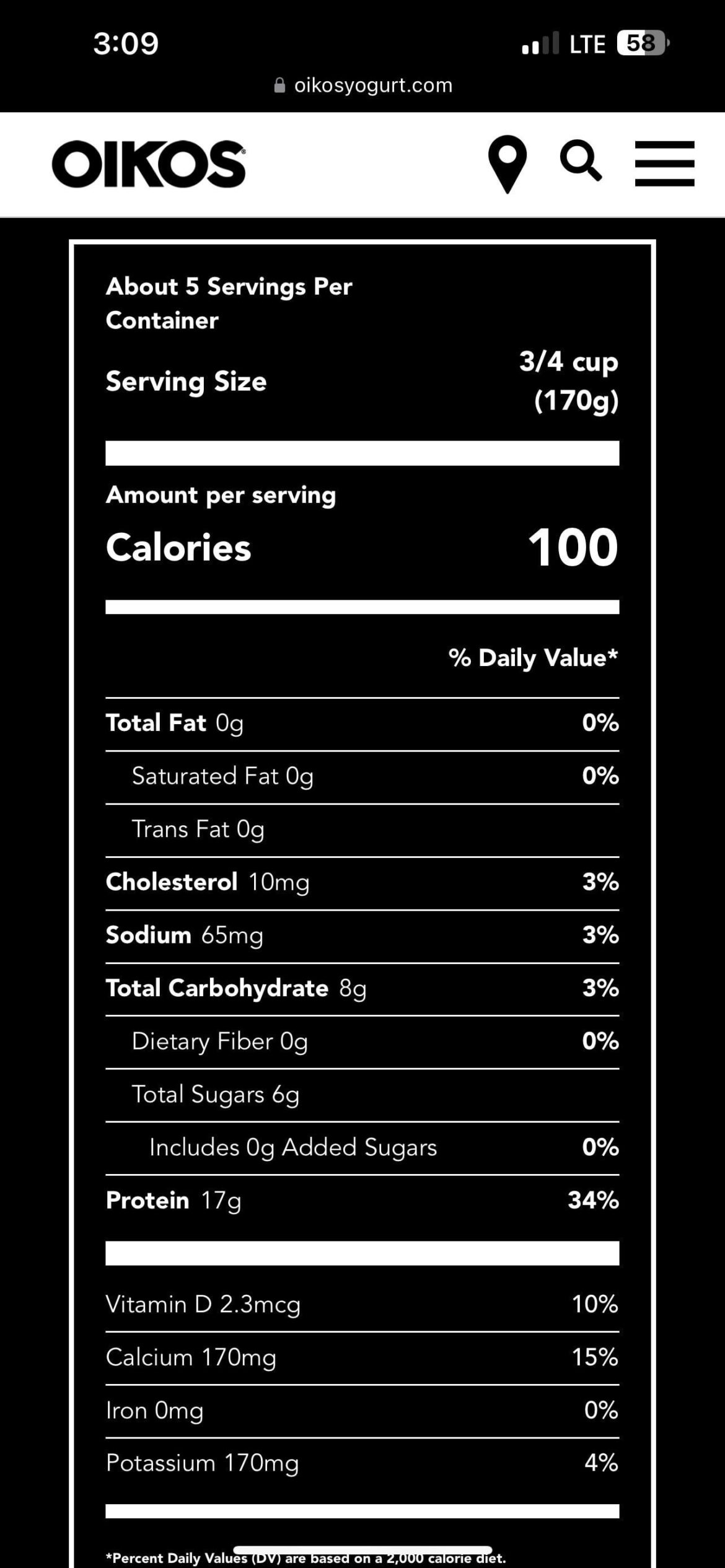 Skeptical of Yogurt servings