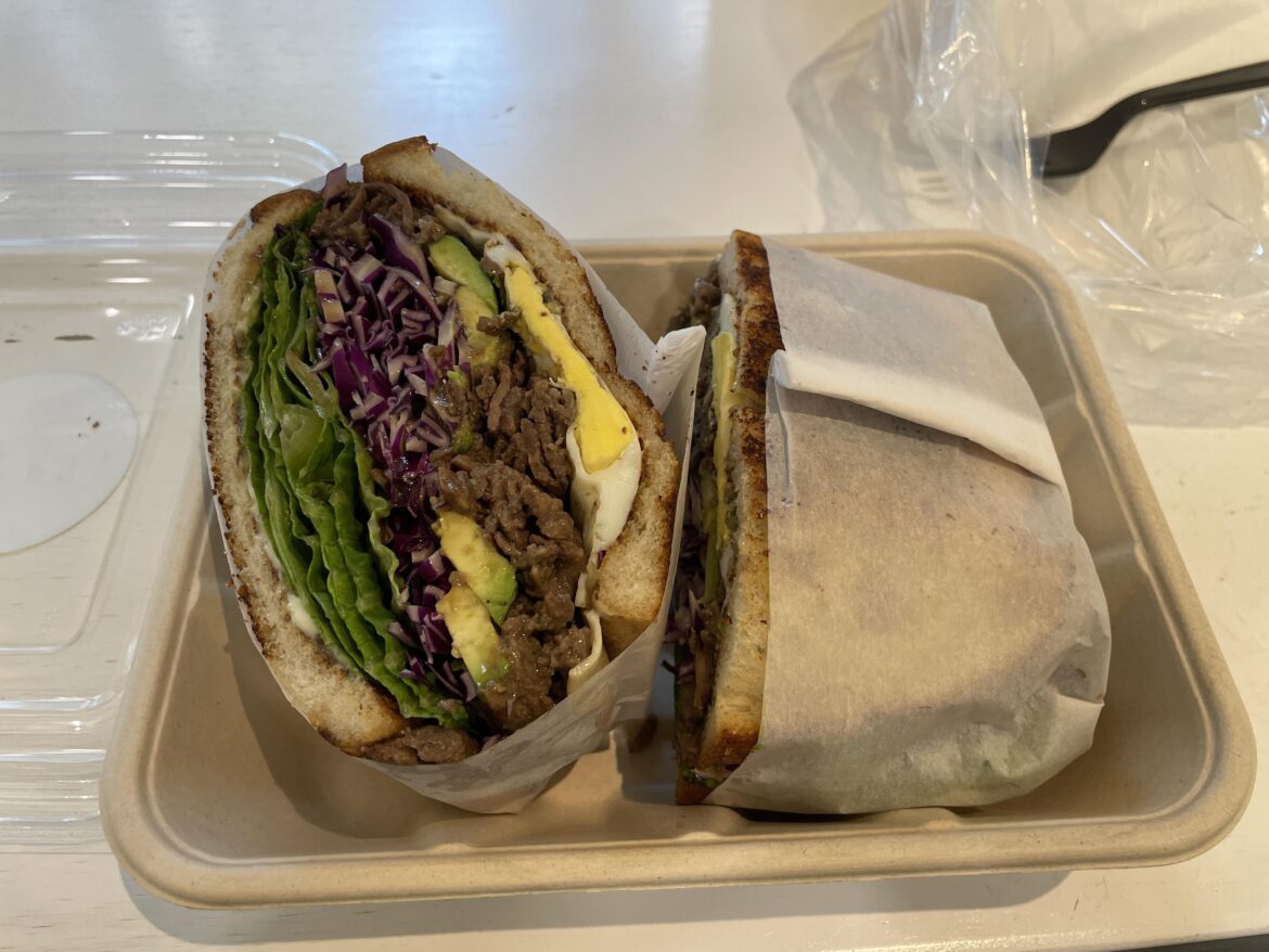 beef bulgogi sandwich from Kitchen Bann