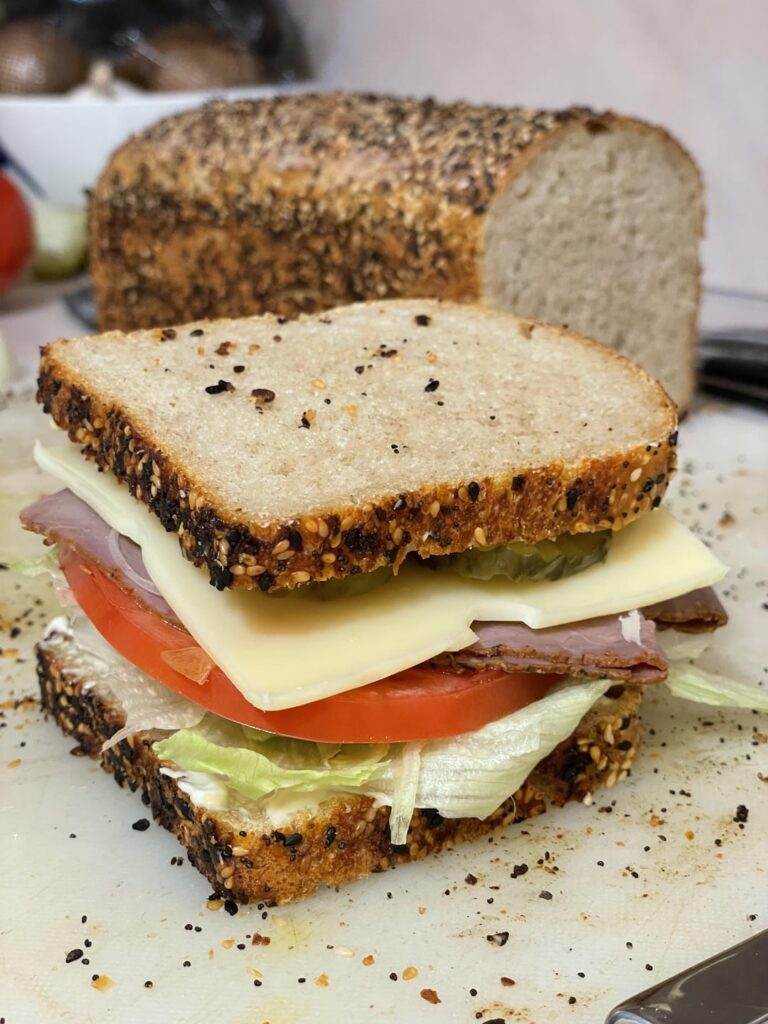 Everything Bagel Loaf