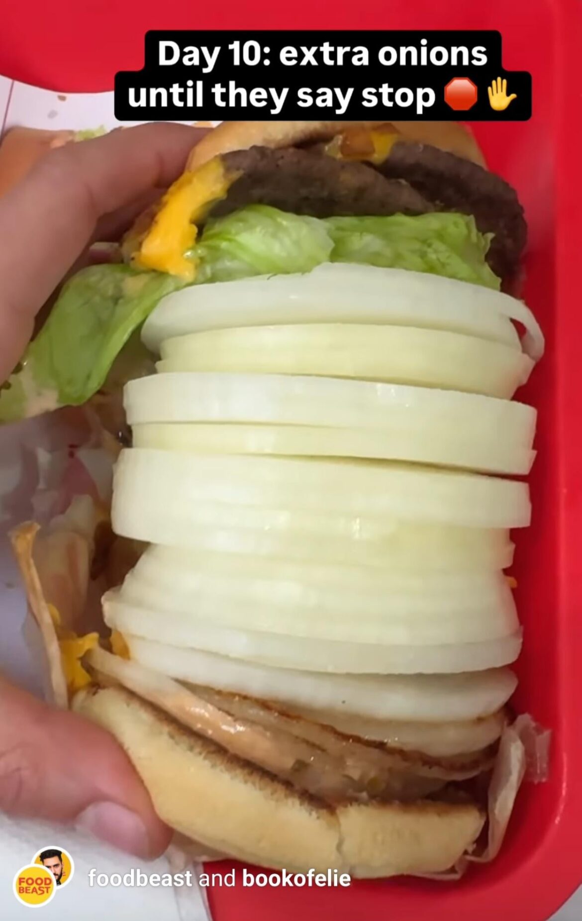 Want some burger with your onions?