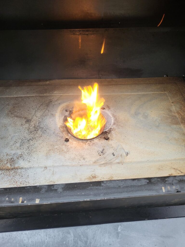 Normal Amount of Fire in a Pitboss Fire Box?