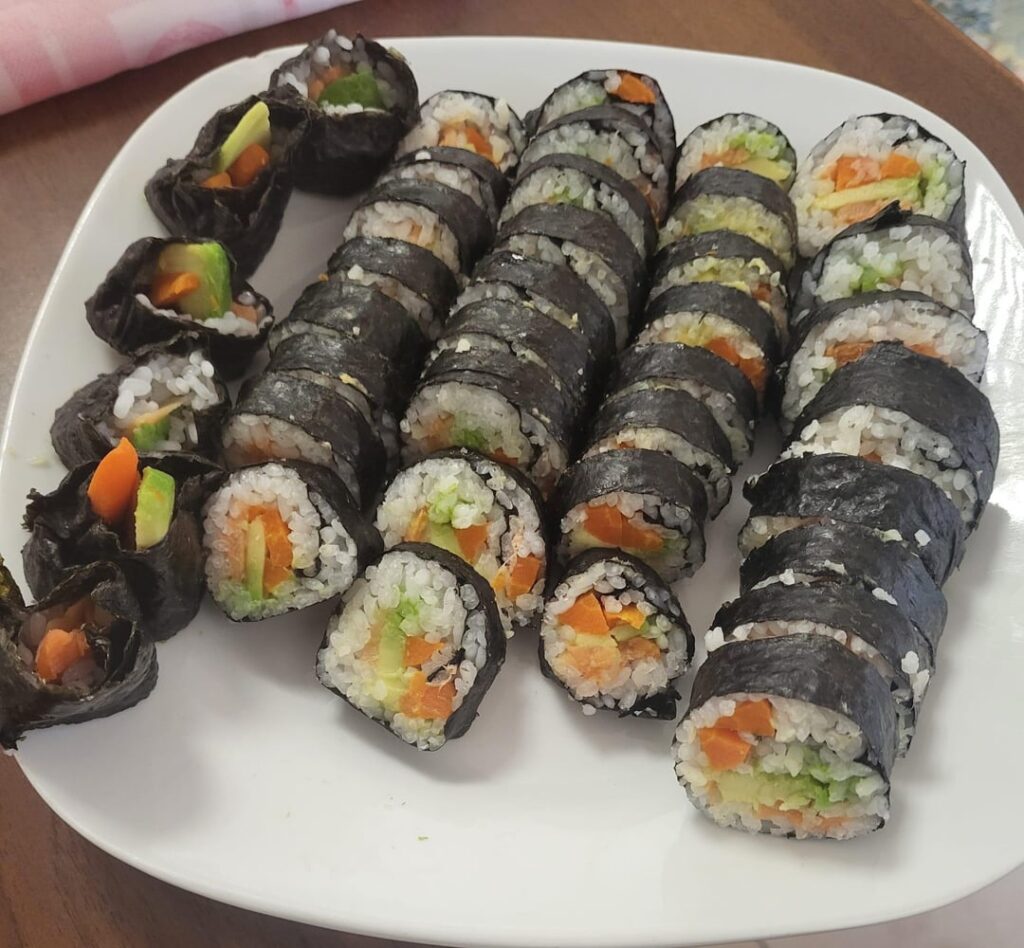 I practiced making rolls finally but the cutting 😅