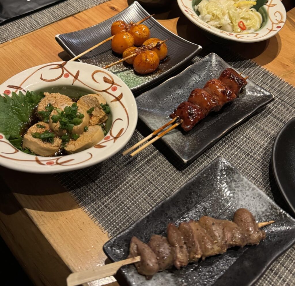 Yakitori - chicken ovary delight!