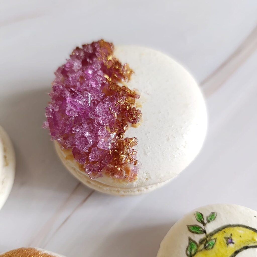 My wife made these macarons today