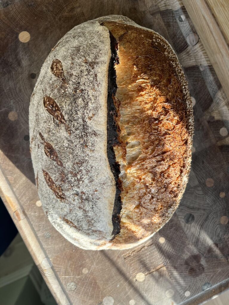4th try - beginning to look a lot like bread.