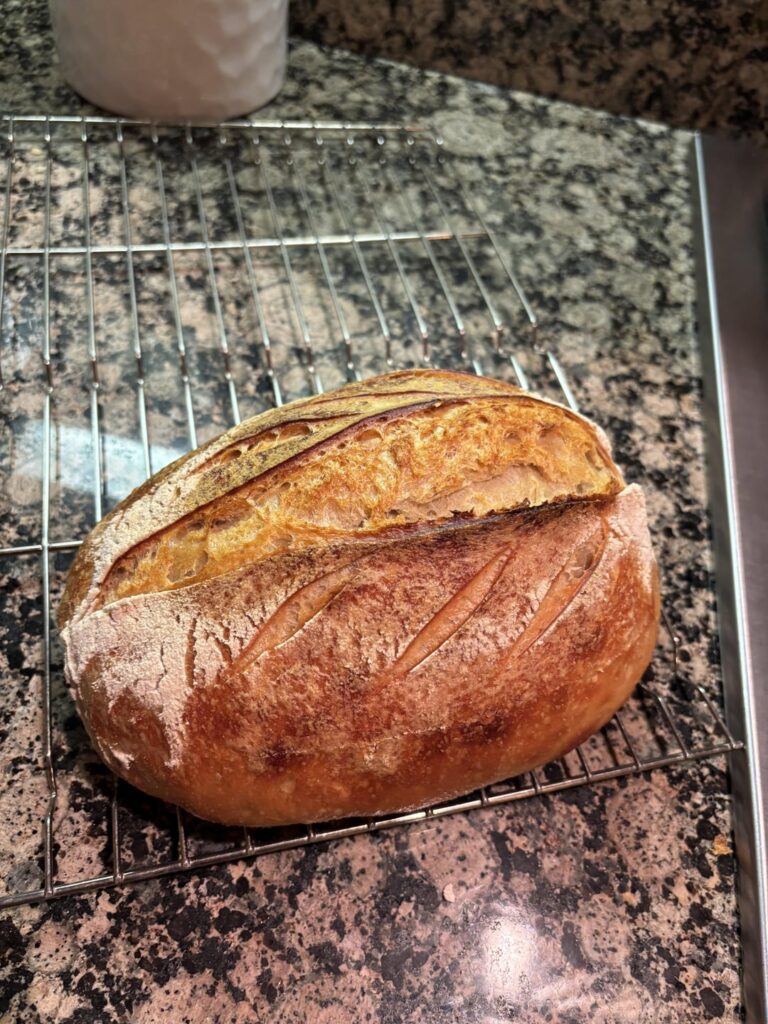 Tonight’s sourdough
