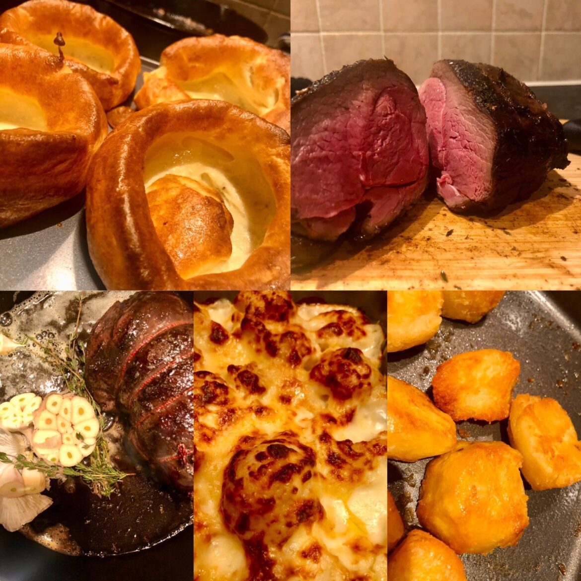 First Venison haunch of the year with a few trimmings
