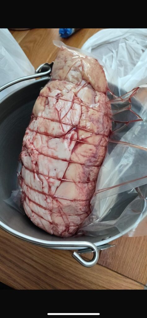 Sous vide beef roast