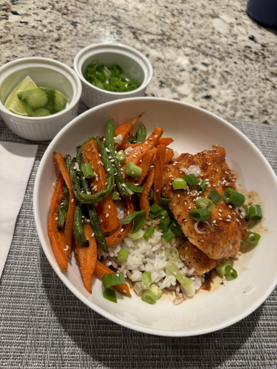 Teriyaki ginger salmon