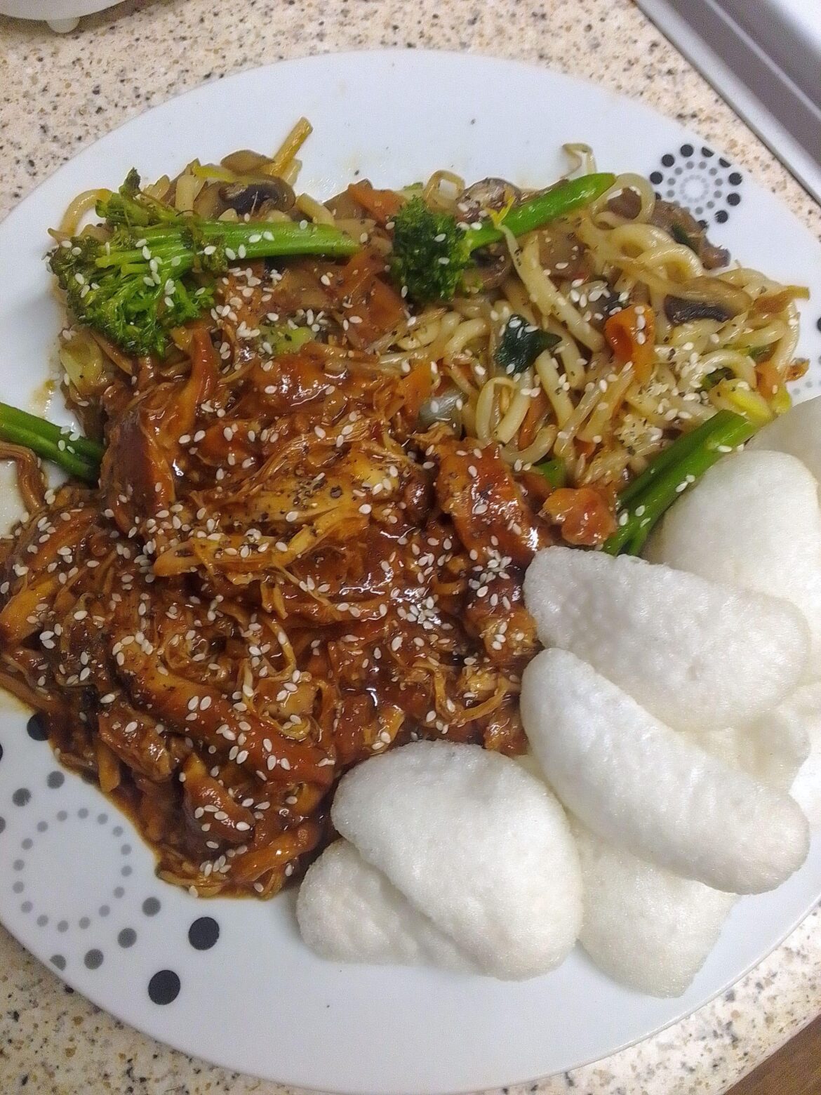 Honey Garlic chicken (recipe in comments)