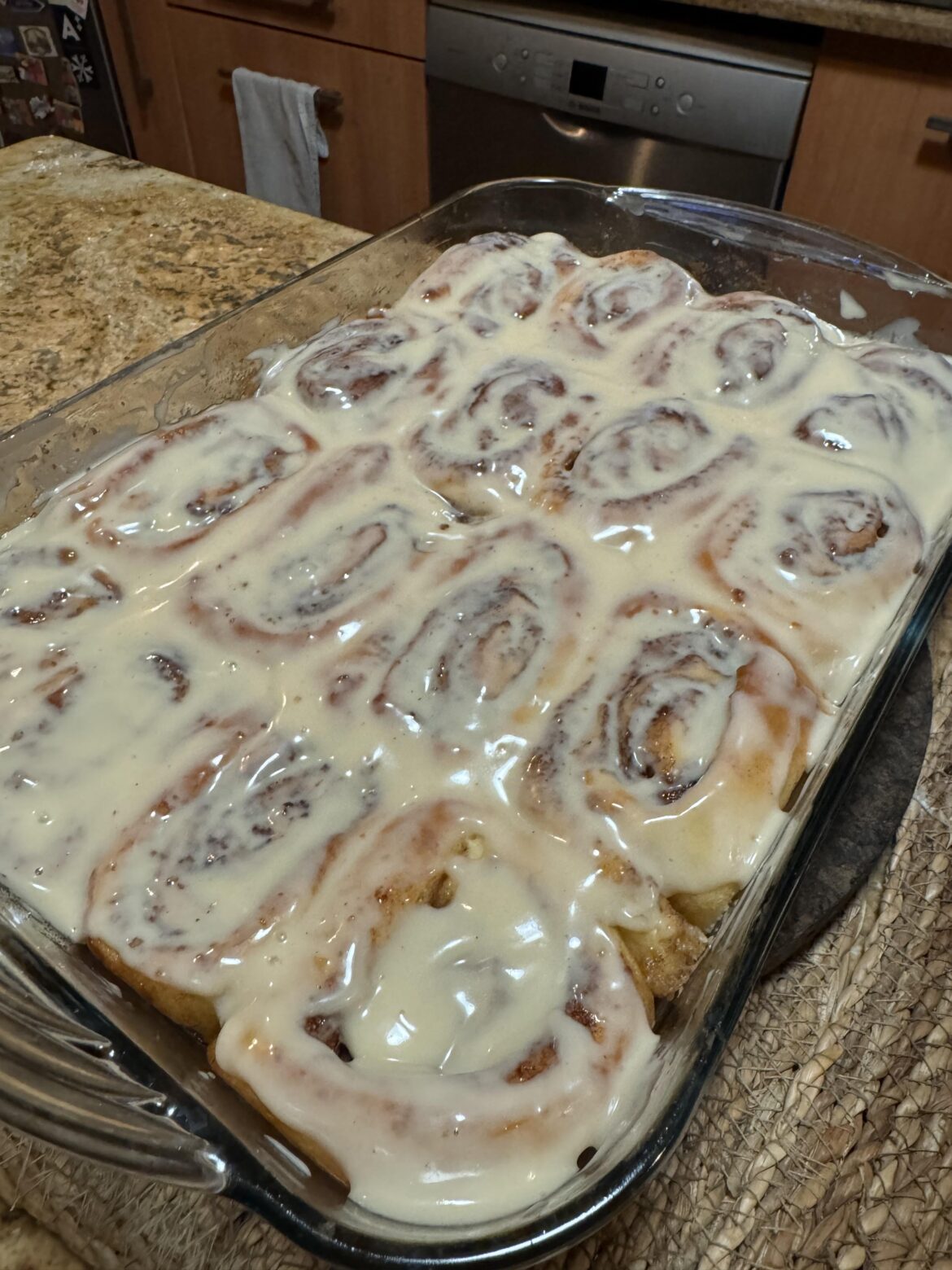 First cinnamon rolls