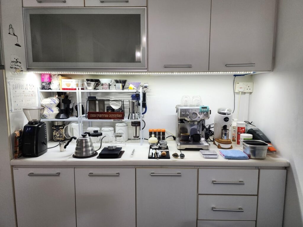 Final version of my coffee station.