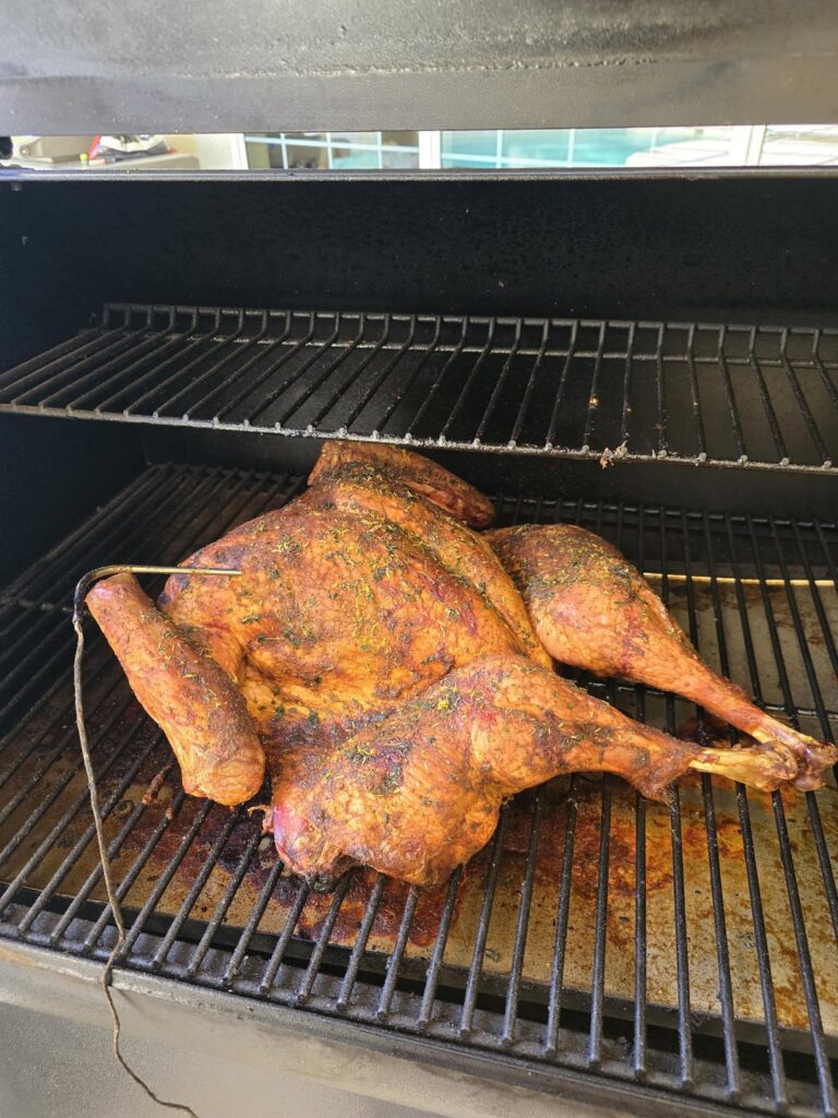 My first smoked turkey! Doing this every year!