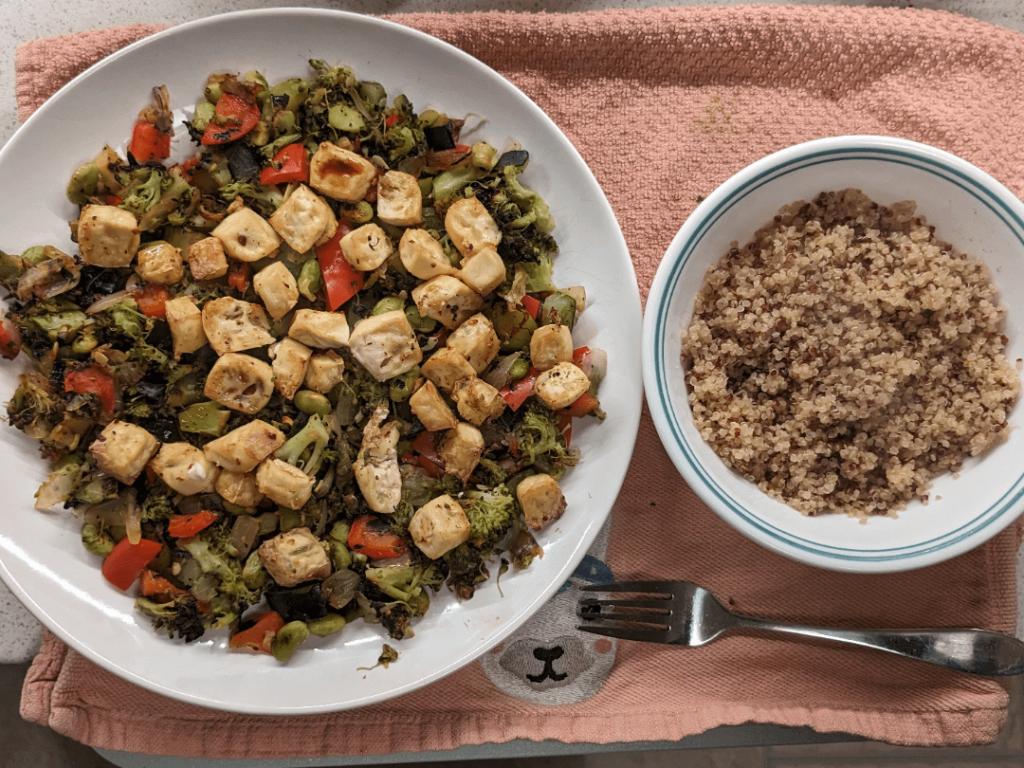 Jogged my first ever 5k today, made an awesome tofu stir fry for dinner as a reward