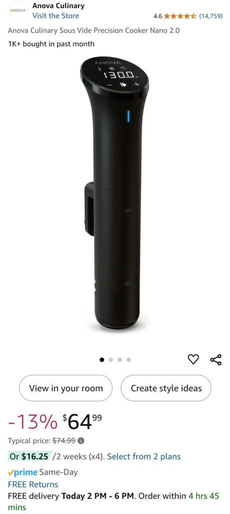 Inkbird 200W or Anova Mini