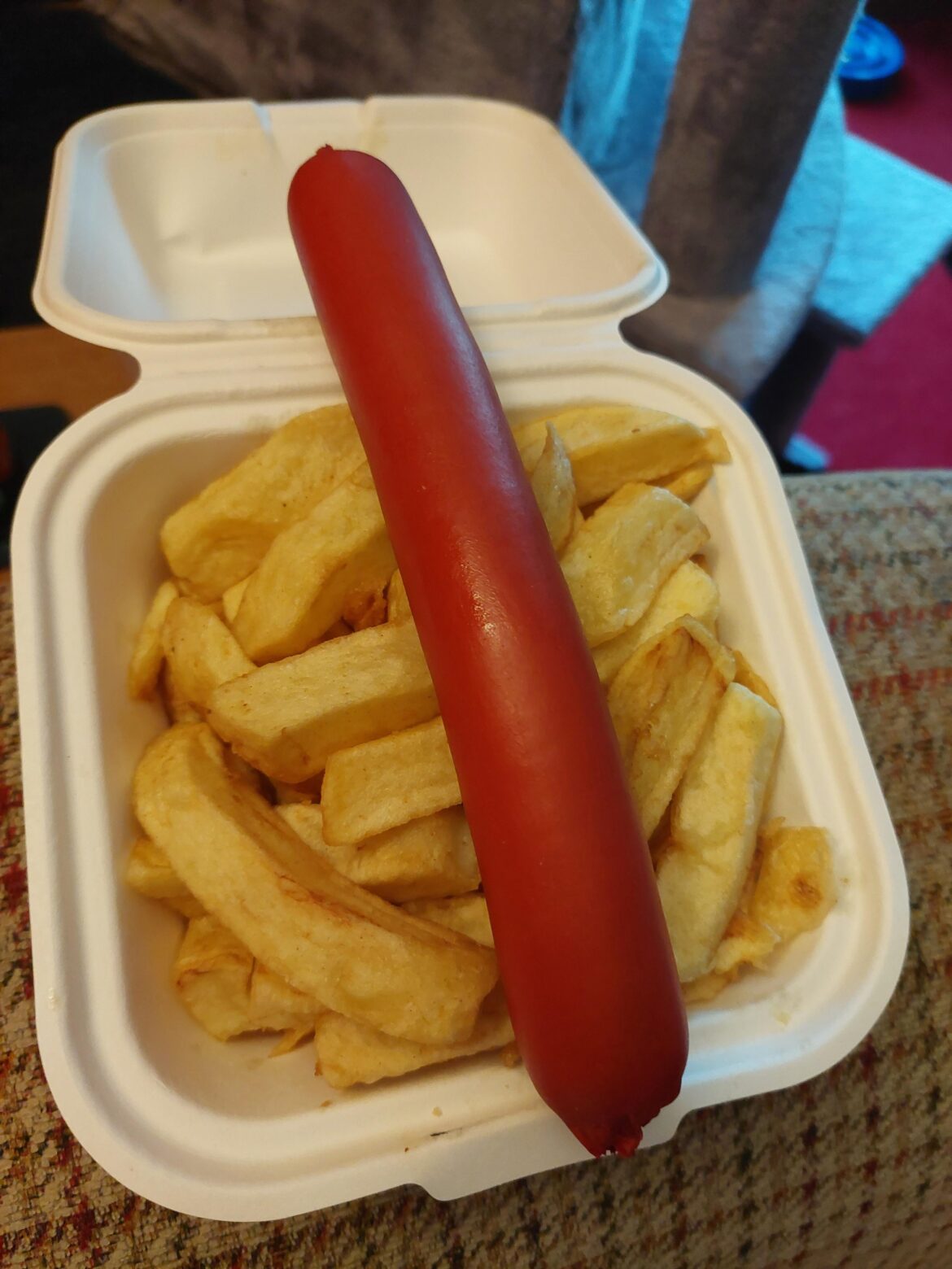 Friday night chippy with a floppy 'Roy!