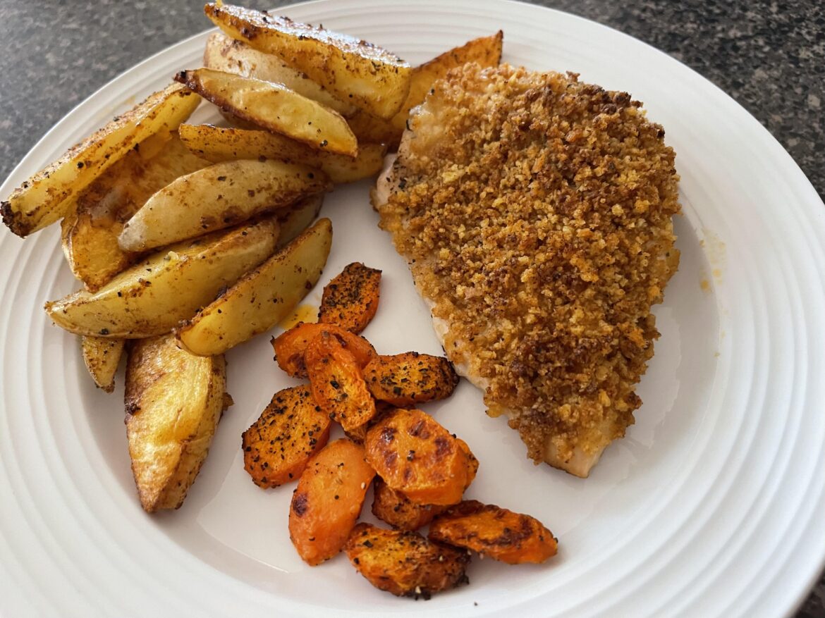 Crispy Maple Mustard Chicken