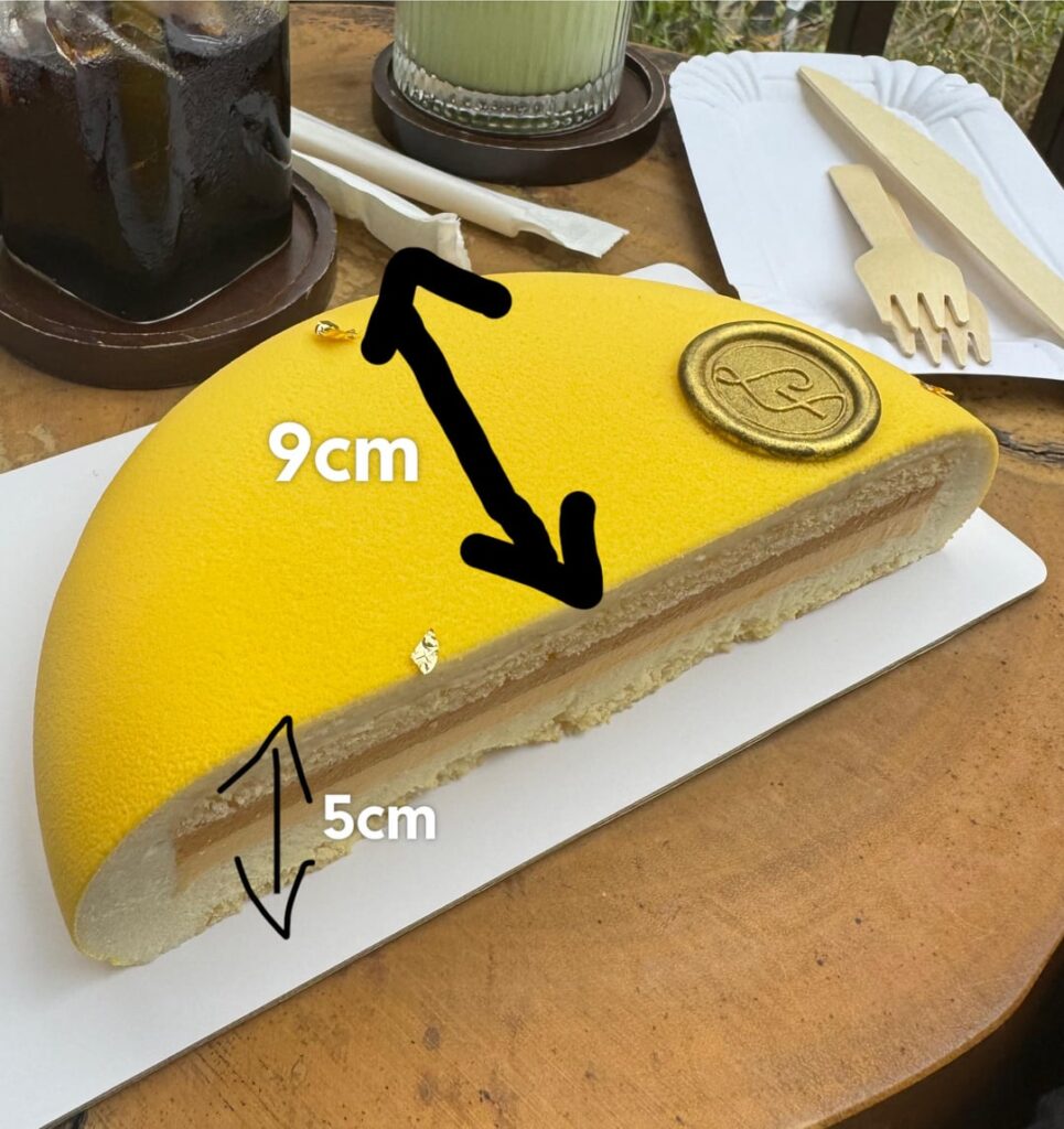 How much calories do you think this thing has? It’s an entremet