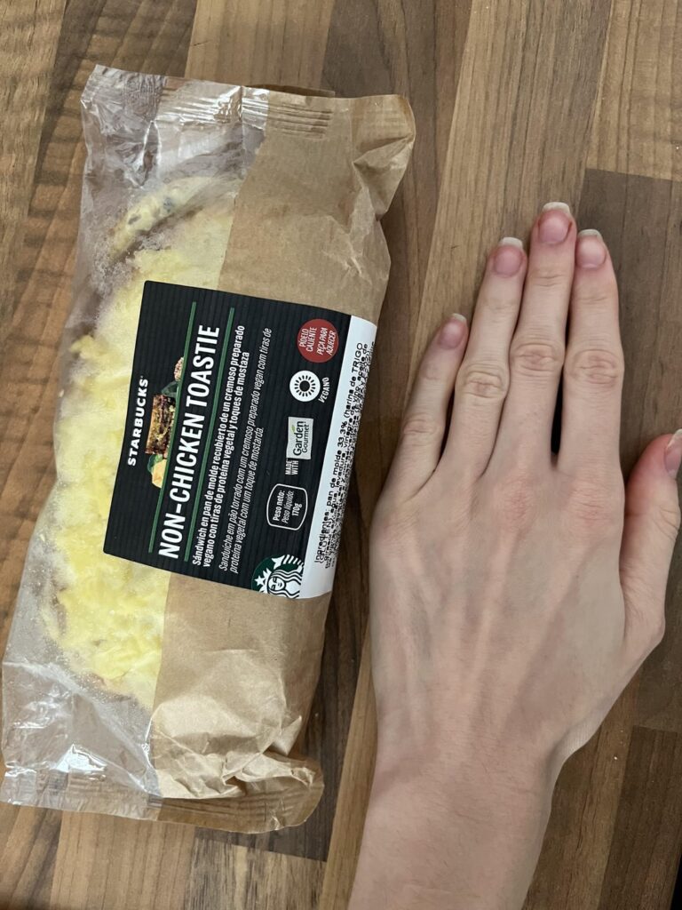 Non chicken toastie claims to be 166 calories per 100g, but 333 calories seems low!!