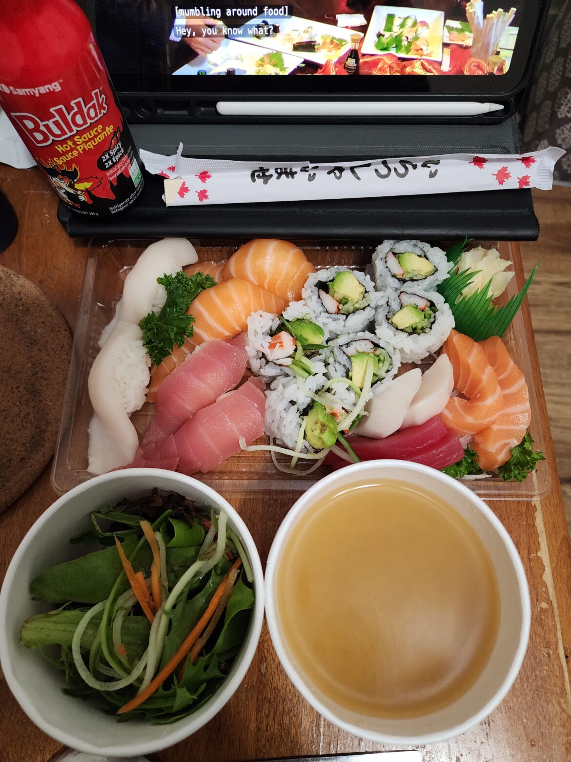 Last night's treat was out of blue.