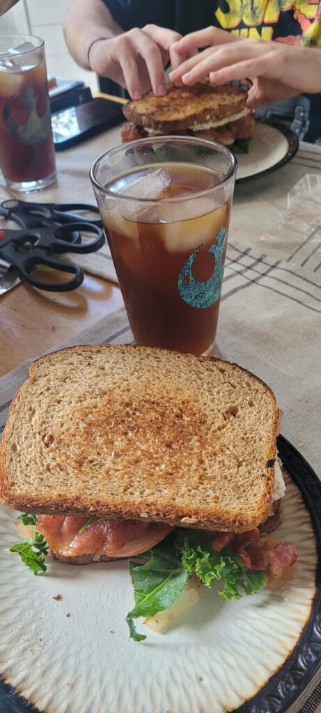 first time making a breakfast sandwich. how'd I do?