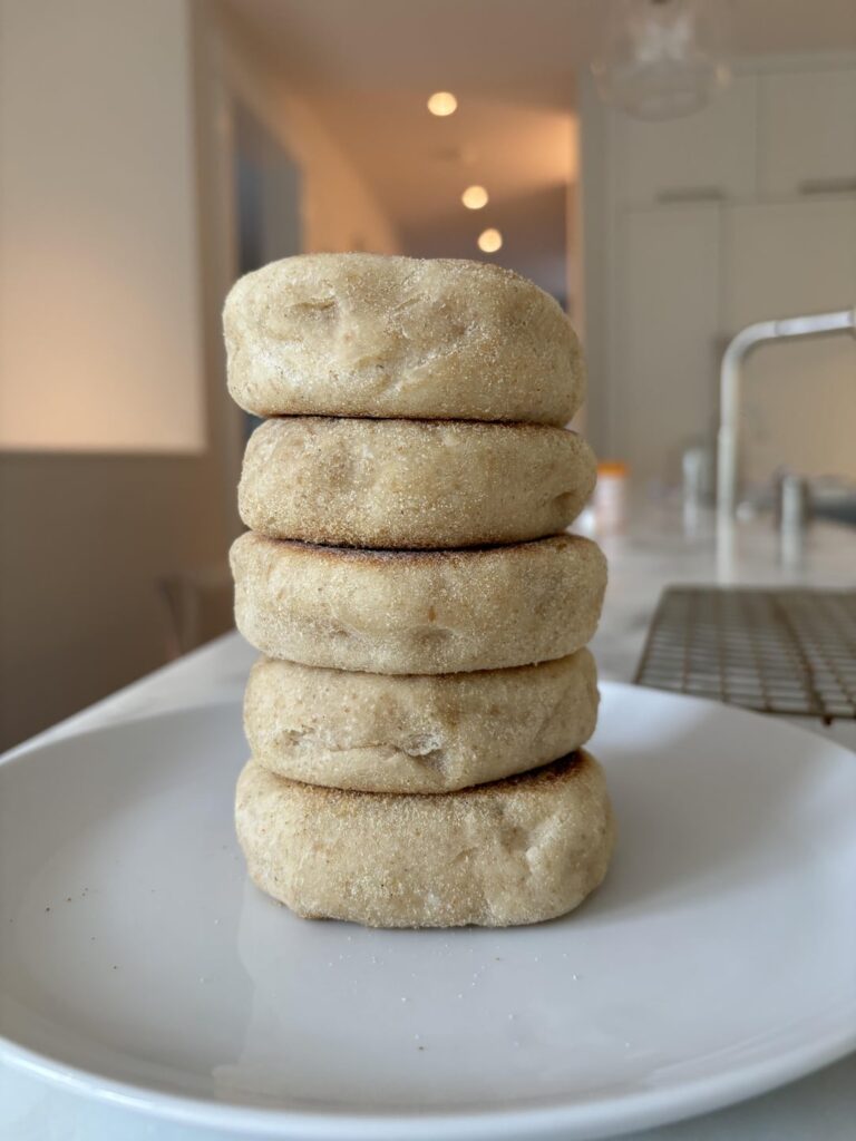 First time making English muffins :3