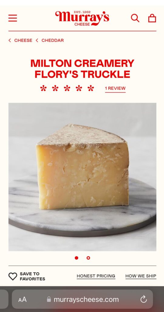 Have any of you guys bought cheese from “Murray’s cheese”?