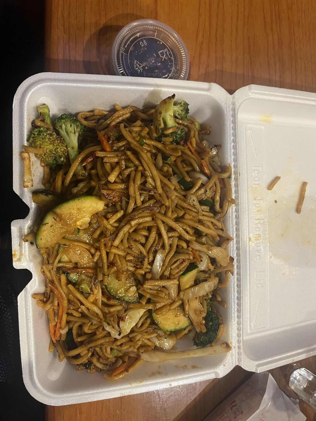 how many calories in my veggie lo mein? Dining and Cooking