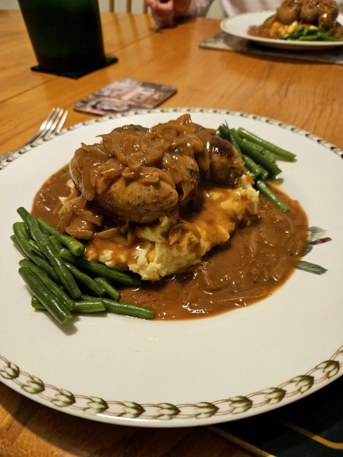 Classic sausage and mash