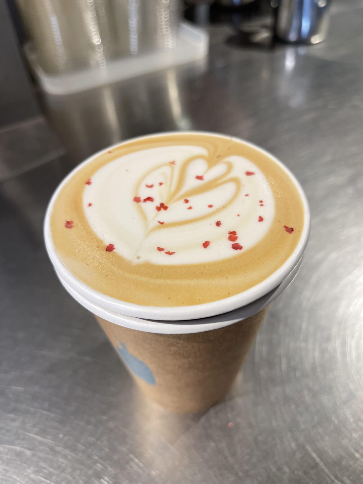 Seasonal coffee at Blue Bottle in Tokyo, Japan.