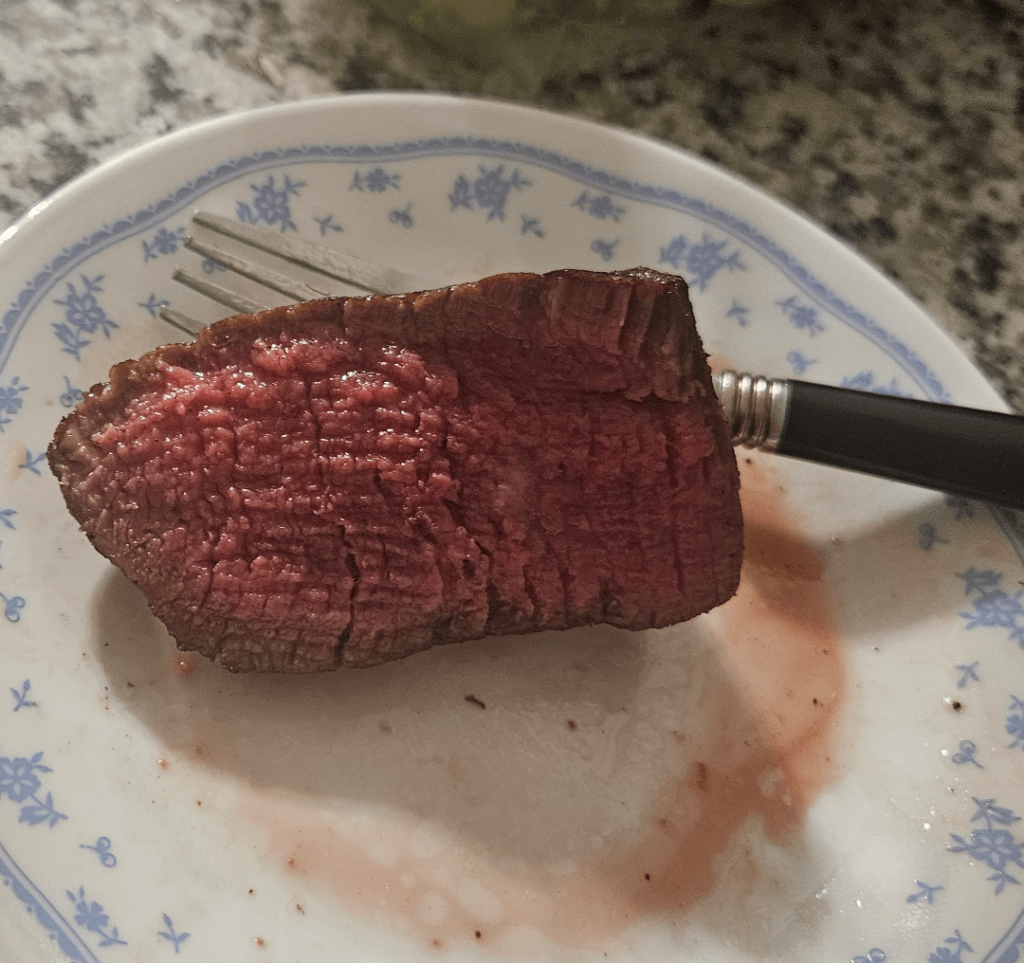 Filet Mignon @ 130 for ~1.5hrs