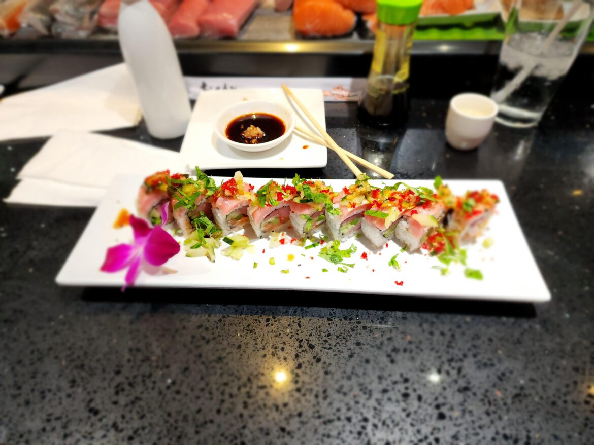 Lunch was soo good! Sushi Monday!!