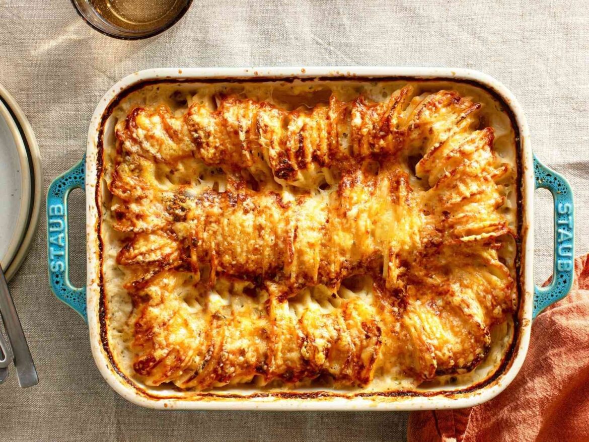 Kenji's hasselback potatoes - make ahead?