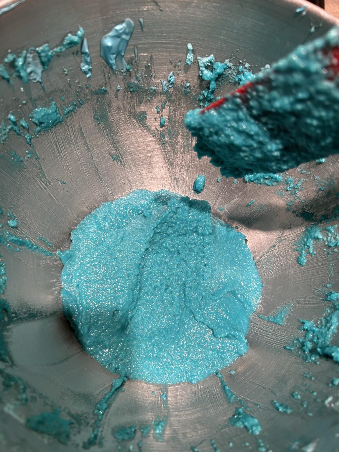 Batter thick and lumpy