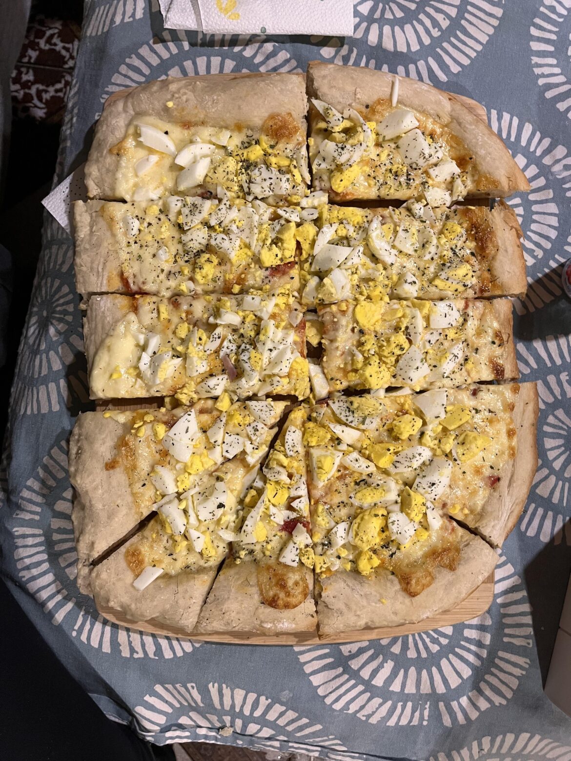 Very criminal to put eggs on pizza?