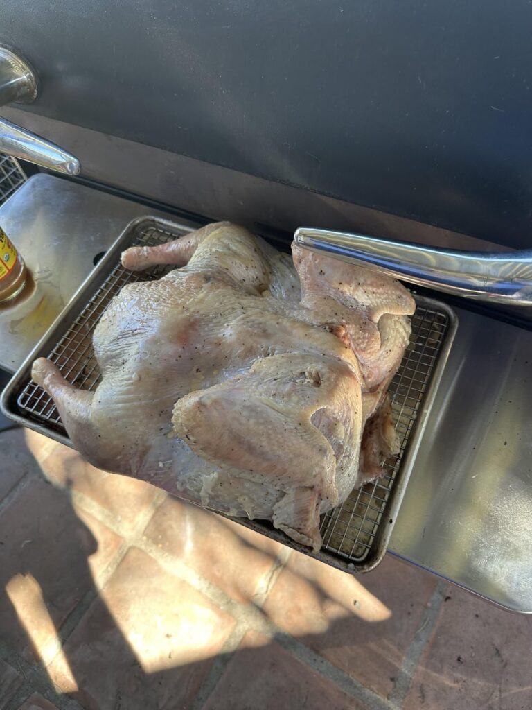 Don’t spatchcock at 5 am before having coffee