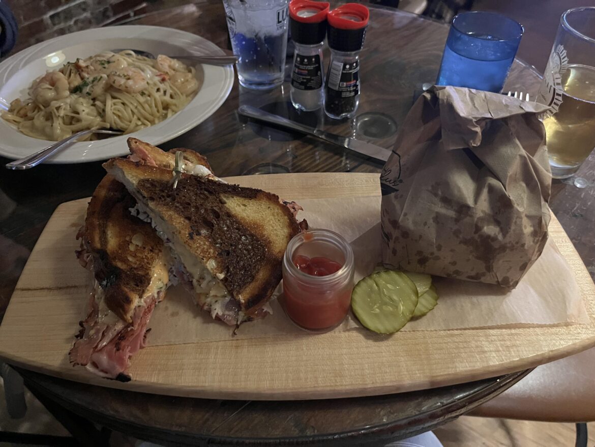 The fries came in a paper bag…