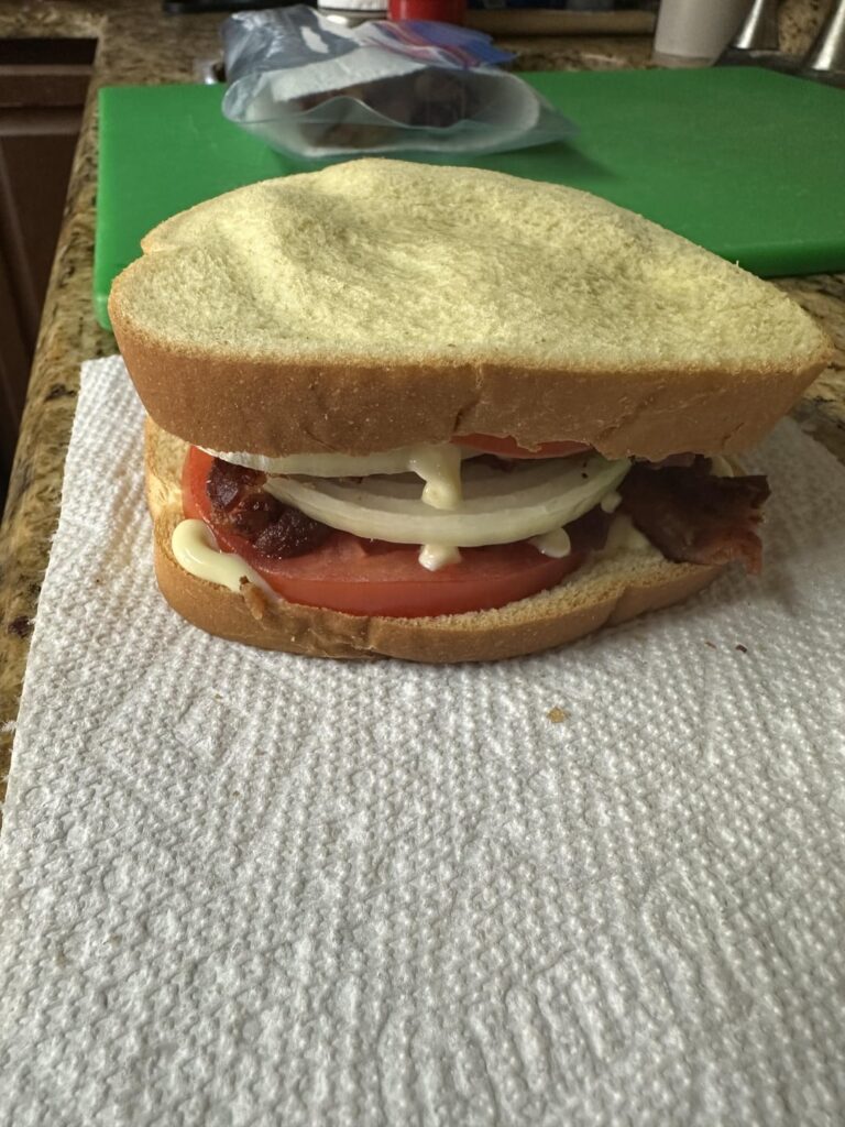 I love a slab or two on a sandwich